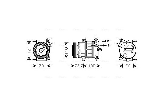 Compressor, air conditioning