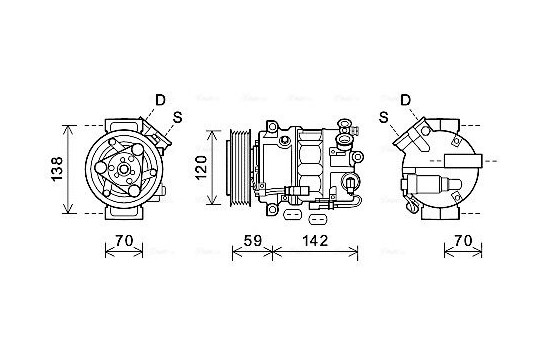 Compressor, air conditioning