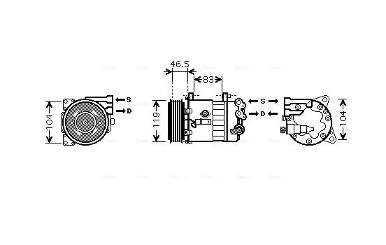 Compressor, air conditioning