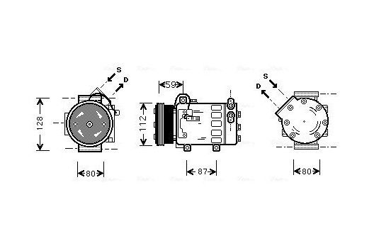 Compressor, air conditioning