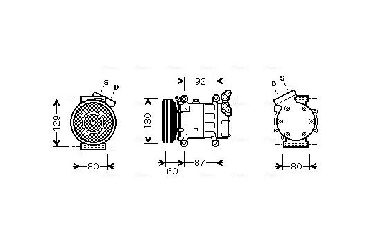 Compressor, air conditioning