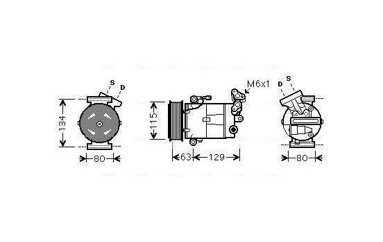 Compressor, air conditioning