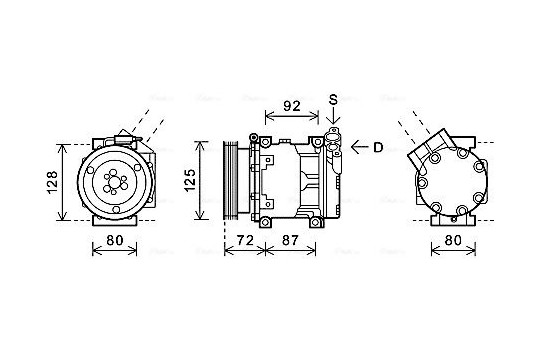 Compressor, air conditioning