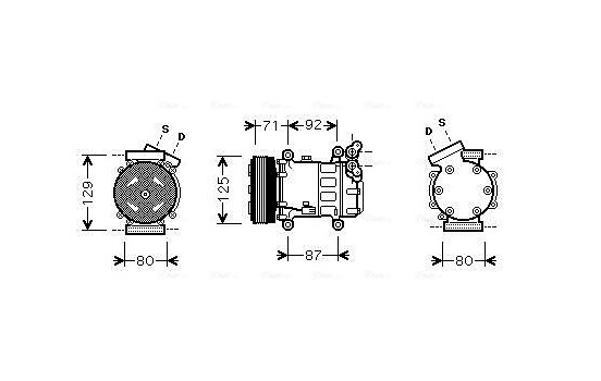 Compressor, air conditioning