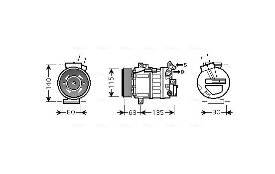 Compressor, air conditioning