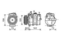 Compressor, air conditioning