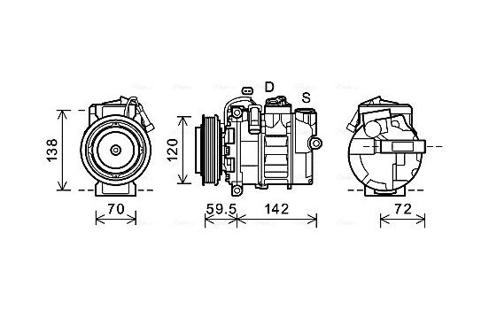 Compressor, air conditioning