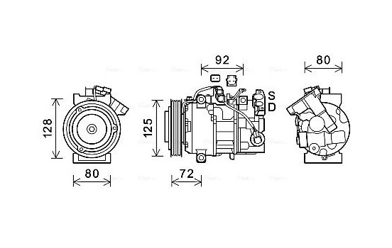 Compressor, air conditioning