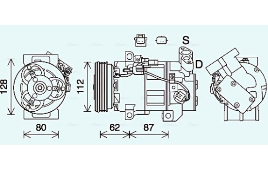 Compressor, air conditioning