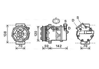 Compressor, air conditioning