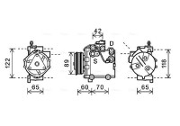 Compressor, air conditioning