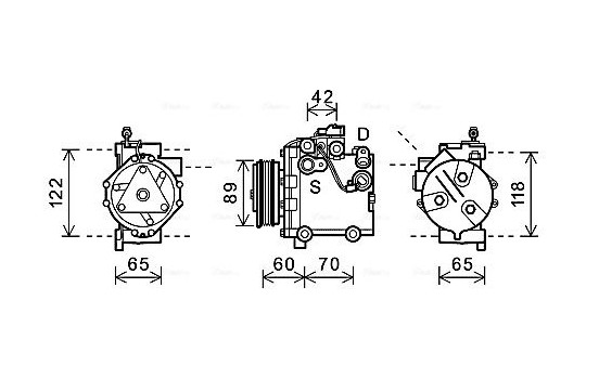 Compressor, air conditioning