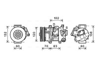 Compressor, air conditioning