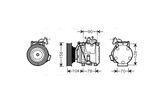 Compressor, air conditioning