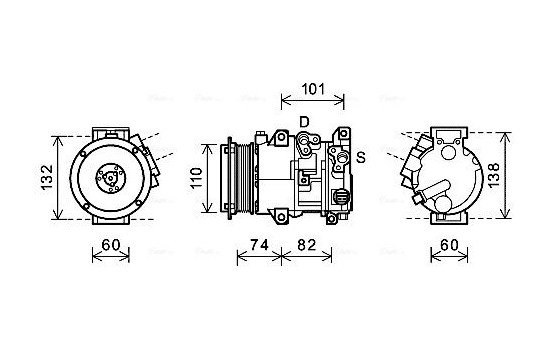 Compressor, air conditioning