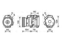 Compressor, air conditioning