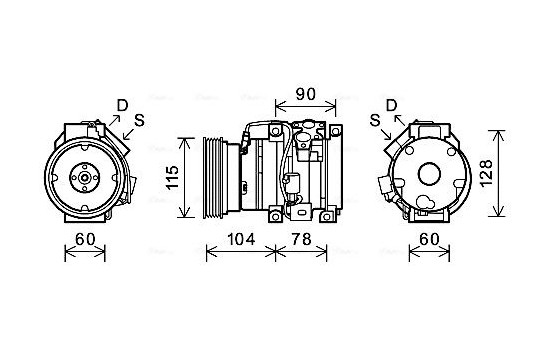 Compressor, air conditioning