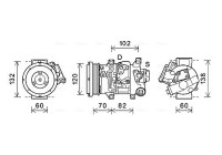 Compressor, air conditioning