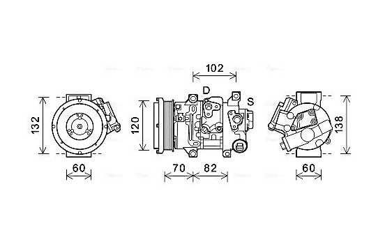 Compressor, air conditioning