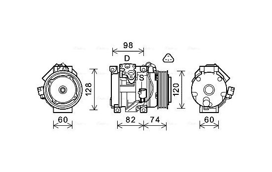 Compressor, air conditioning