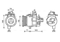 Compressor, air conditioning