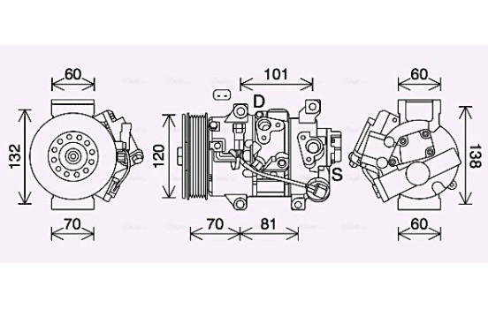 Compressor, air conditioning