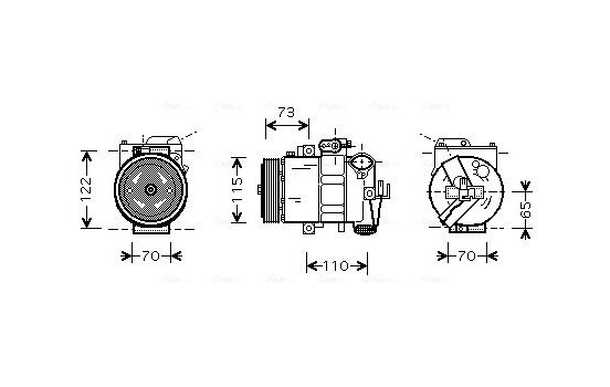 Compressor, air conditioning