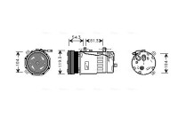 Compressor, air conditioning