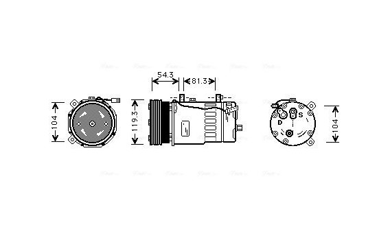 Compressor, air conditioning