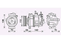 Compressor, air conditioning