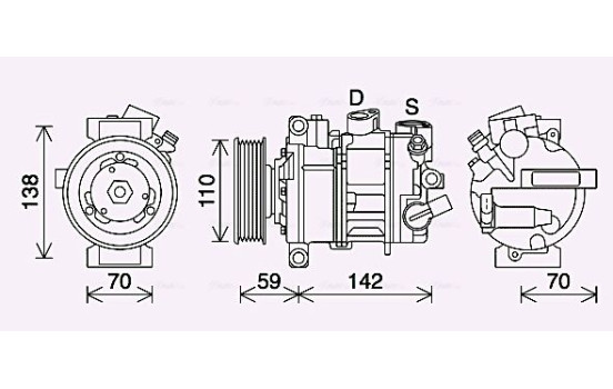 Compressor, air conditioning