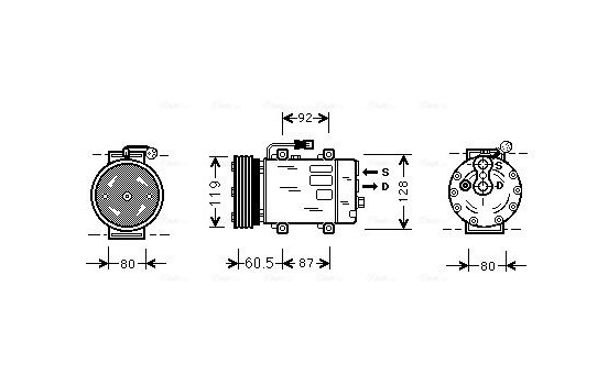 Compressor, air conditioning