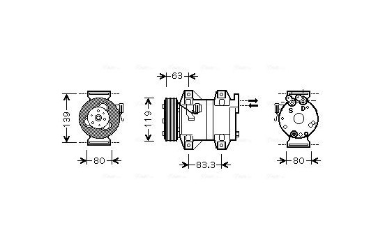 Compressor, air conditioning