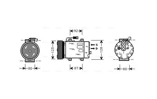 Compressor, air conditioning