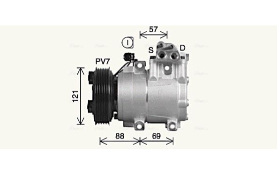Compressor, air conditioning
