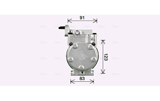 Compressor, air conditioning, Image 3