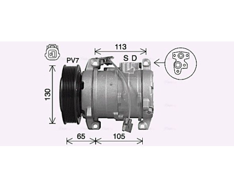 Compressor, air conditioning