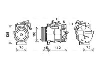 Compressor, air conditioning