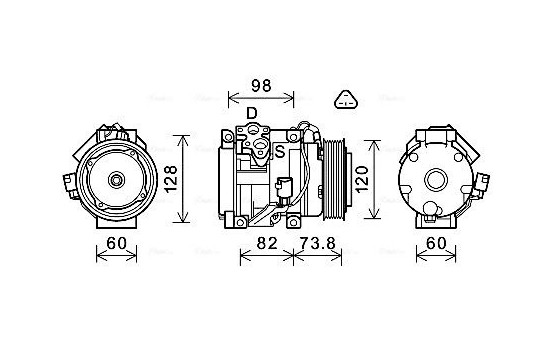 Compressor, air conditioning