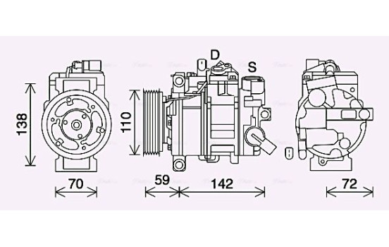 Compressor, air conditioning