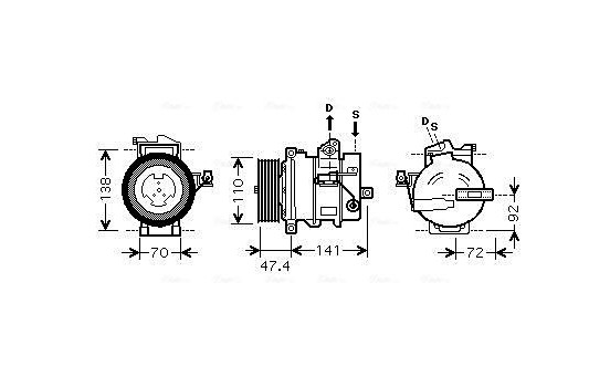 Compressor, air conditioning