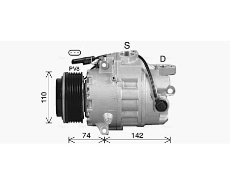 Compressor, air conditioning