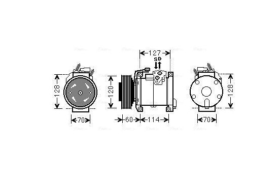 Compressor, air conditioning