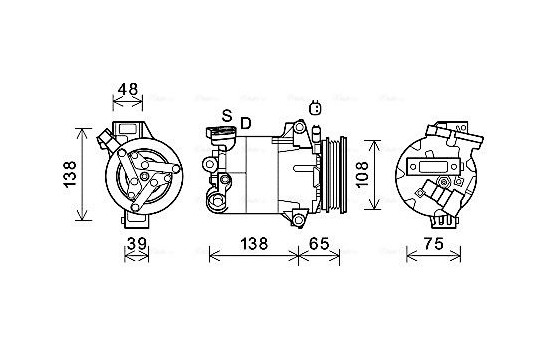 Compressor, air conditioning