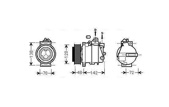 Compressor, air conditioning