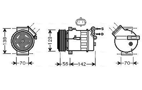 Compressor, air conditioning