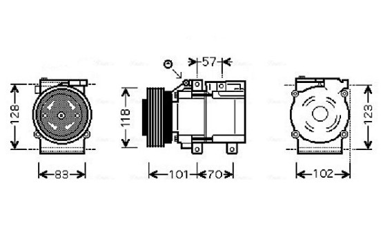 Compressor, air conditioning