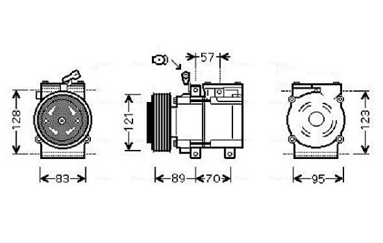 Compressor, air conditioning