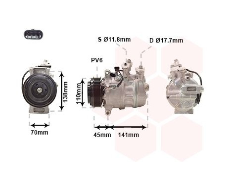 Compressor, air conditioning