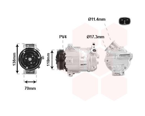 Compressor, air conditioning